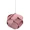 5" Pink Flower Glitter Petal Shatterproof Ball Ornament